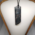 Hand Made Garnet in Arfvedsonite Pendant Ref: 0305