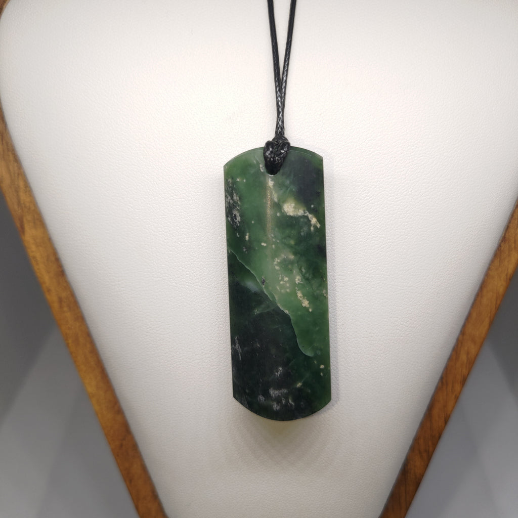 Pounamu Toki – Hand-Carved New Zealand Greenstone Adze 0306