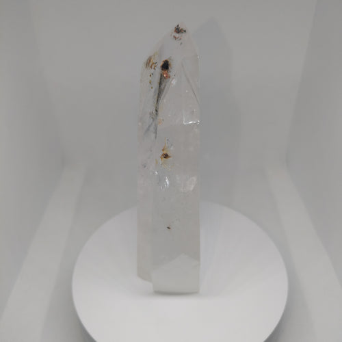 Clear Quartz Tower/Freeform with Tourmaline Inclusion Ref:0183