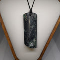 Pounamu Toki – Hand-Carved New Zealand Greenstone Adze 0349