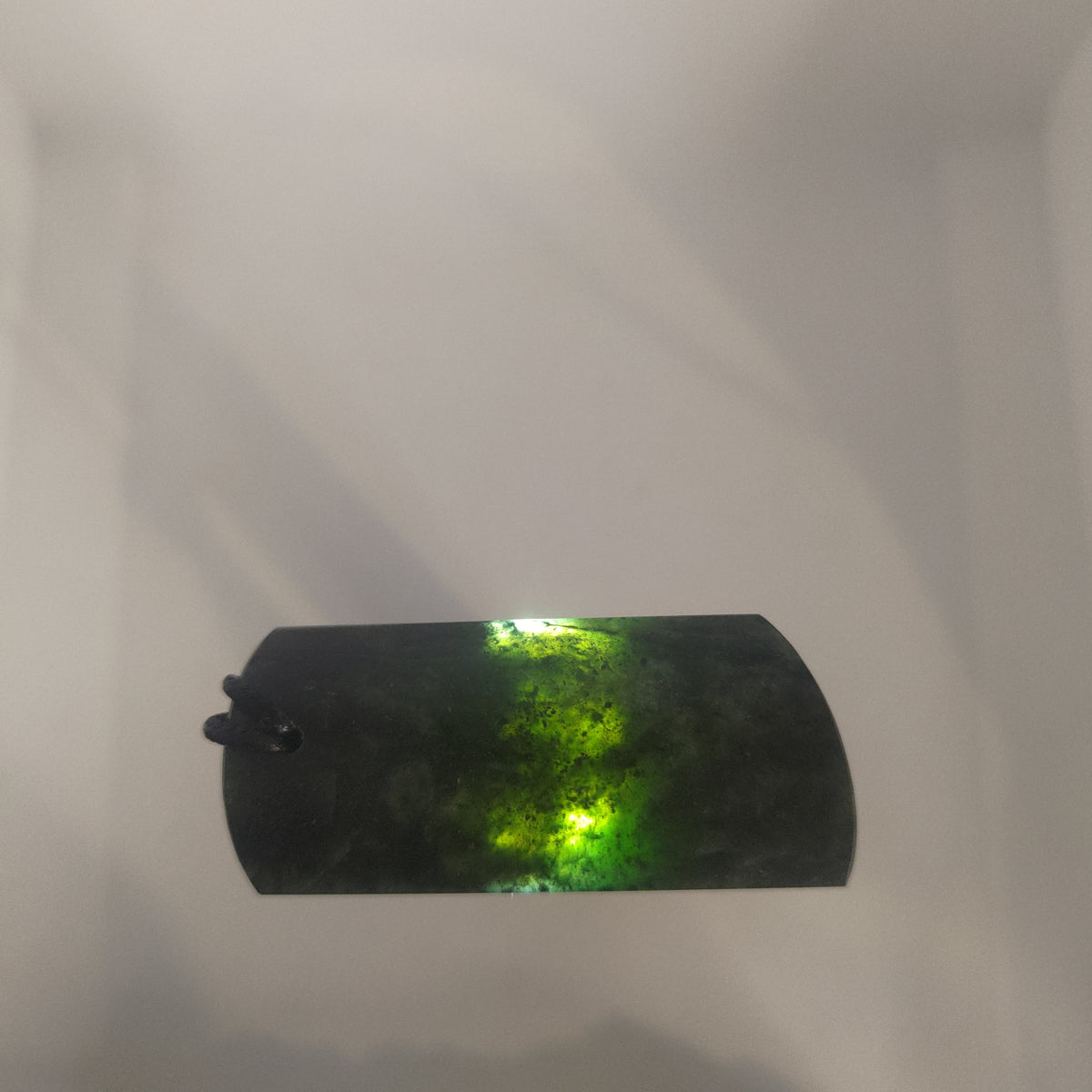 Pounamu Toki – Hand-Carved New Zealand Greenstone Adze 0358