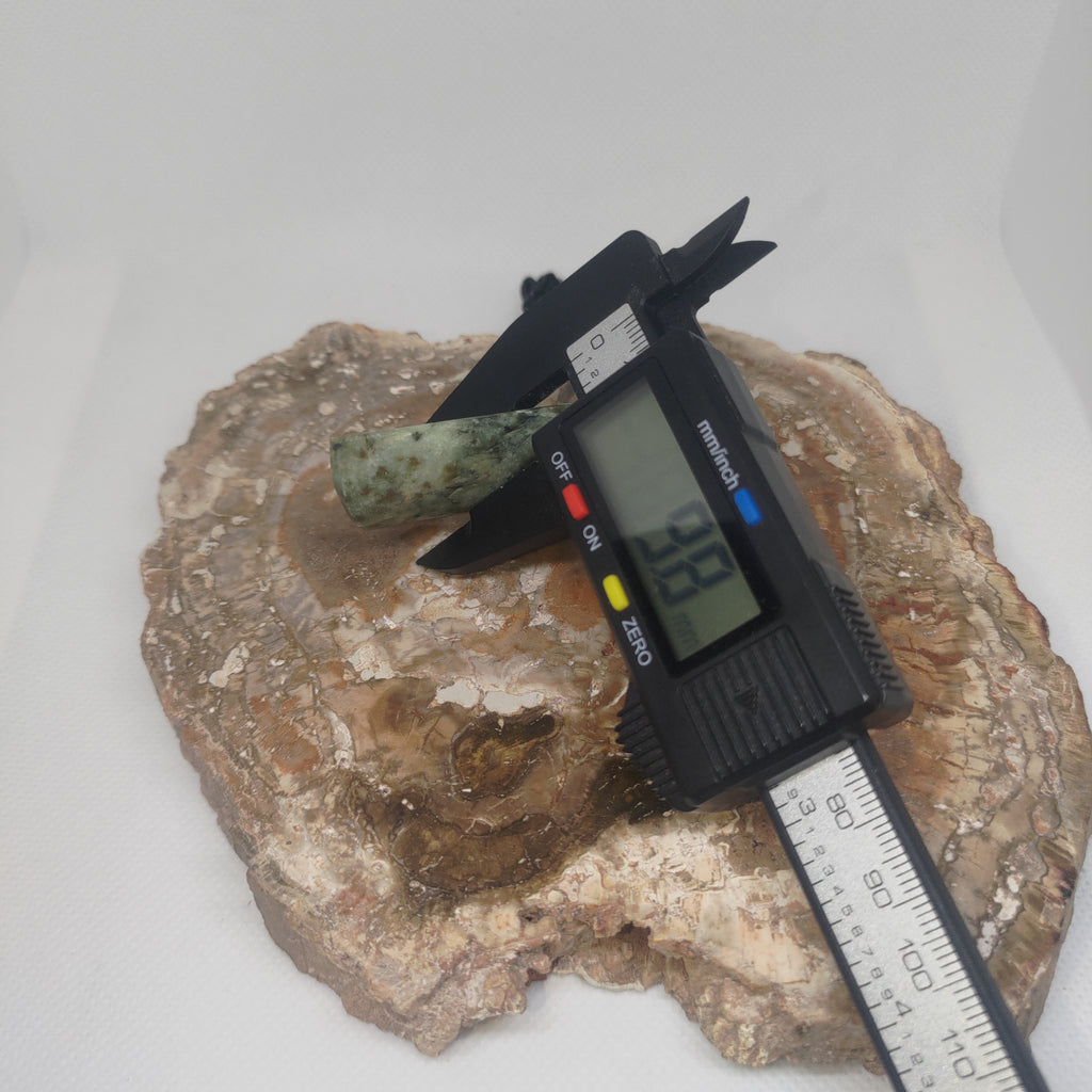 Pounamu Toki – Hand-Carved New Zealand Greenstone Adze 0361