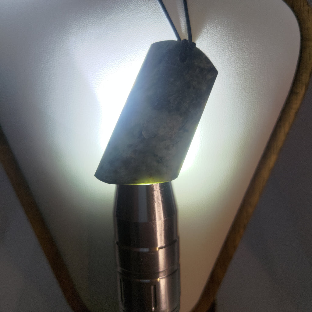 Pounamu Toki – Hand-Carved New Zealand Greenstone Adze 0361