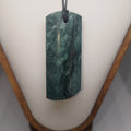 Pounamu Toki – Hand-Carved New Zealand Greenstone Adze 0366