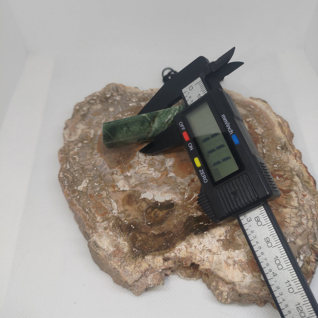 Pounamu Toki – Hand-Carved New Zealand Greenstone Adze 0367