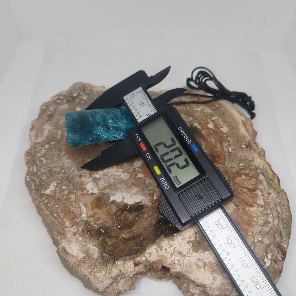 Hand Made Blue Apatite Pendant 0370