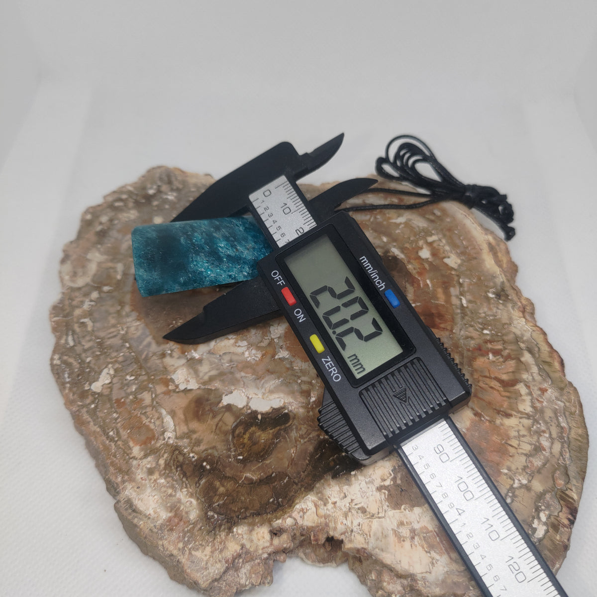 Hand Made Blue Apatite Pendant 0370