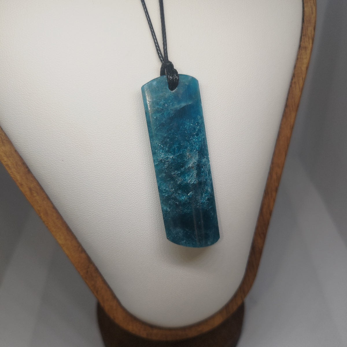 Hand Made Blue Apatite Pendant 0370