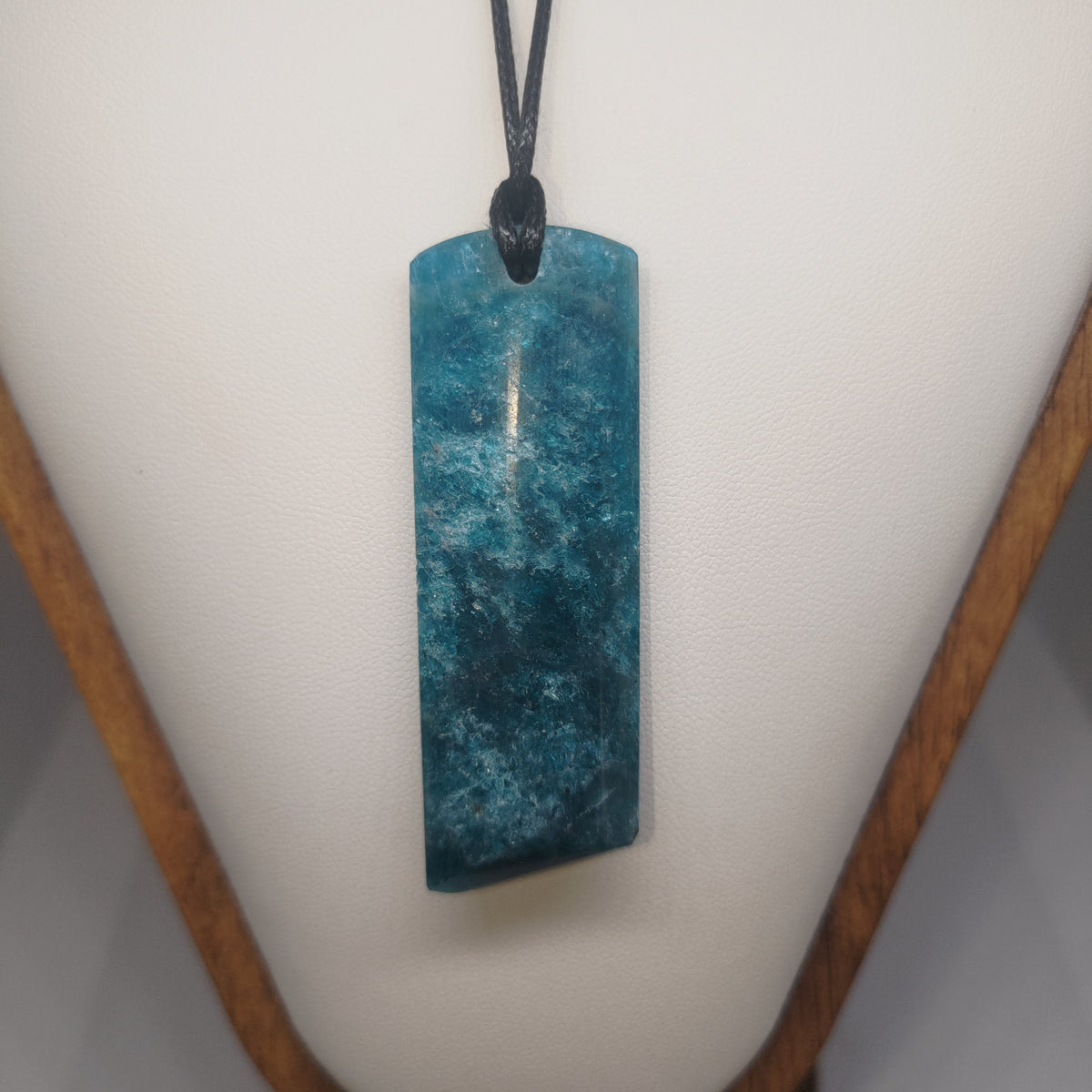 Hand Made Blue Apatite Pendant 0370