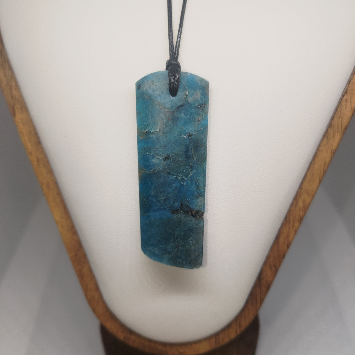 Hand Made Blue Apatite Pendant 0371