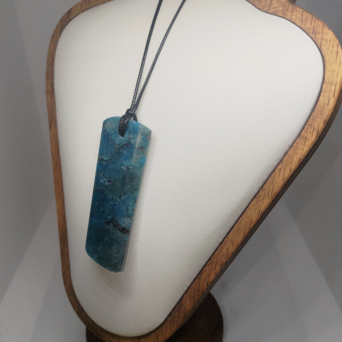 Hand Made Blue Apatite Pendant 0371