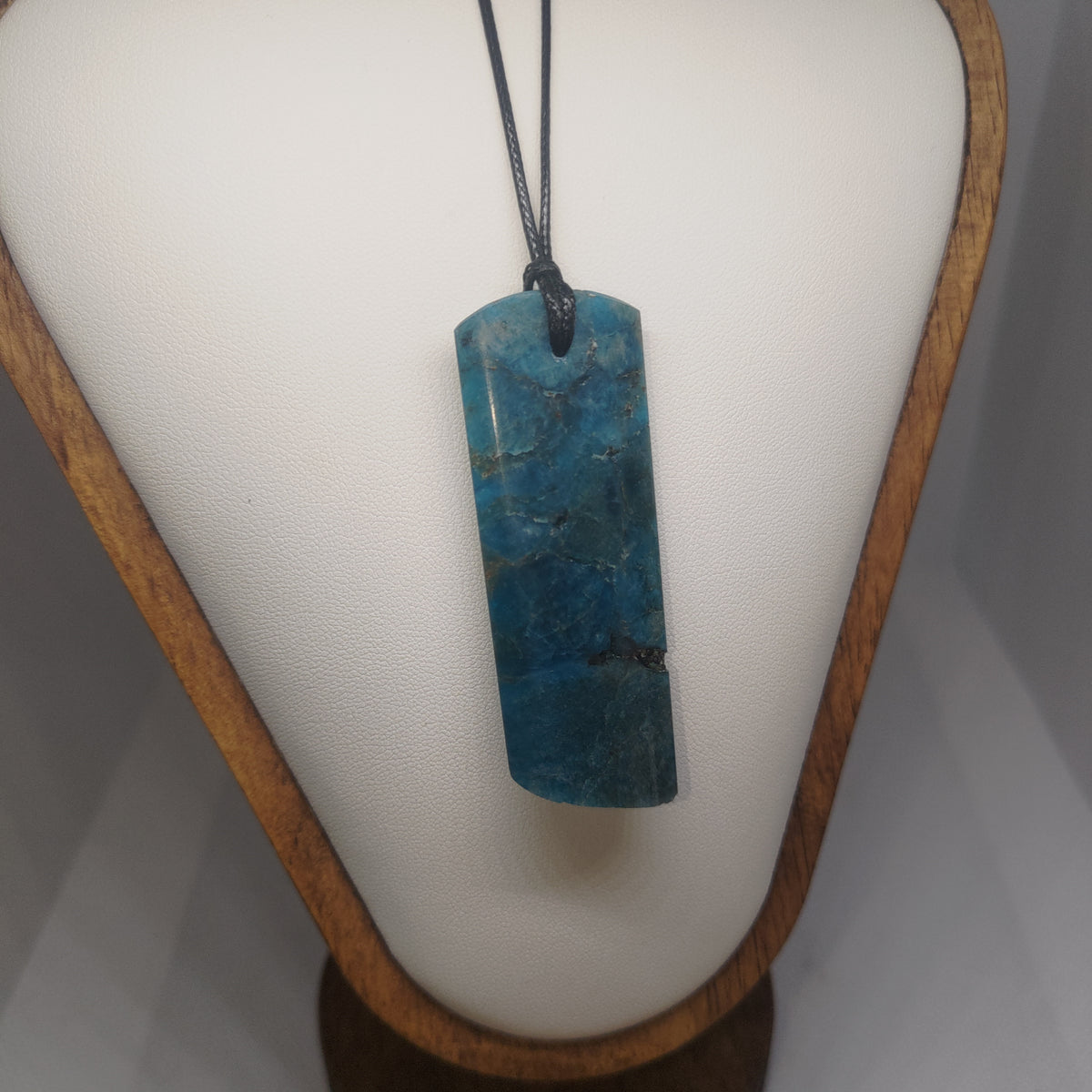 Hand Made Blue Apatite Pendant 0371
