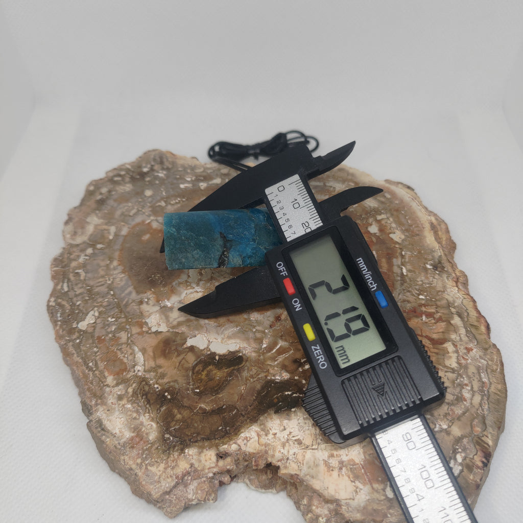 Hand Made Blue Apatite Pendant 0371