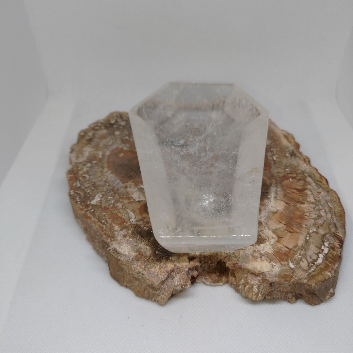 Clear Quartz Coffin Bowl Ref: 0383