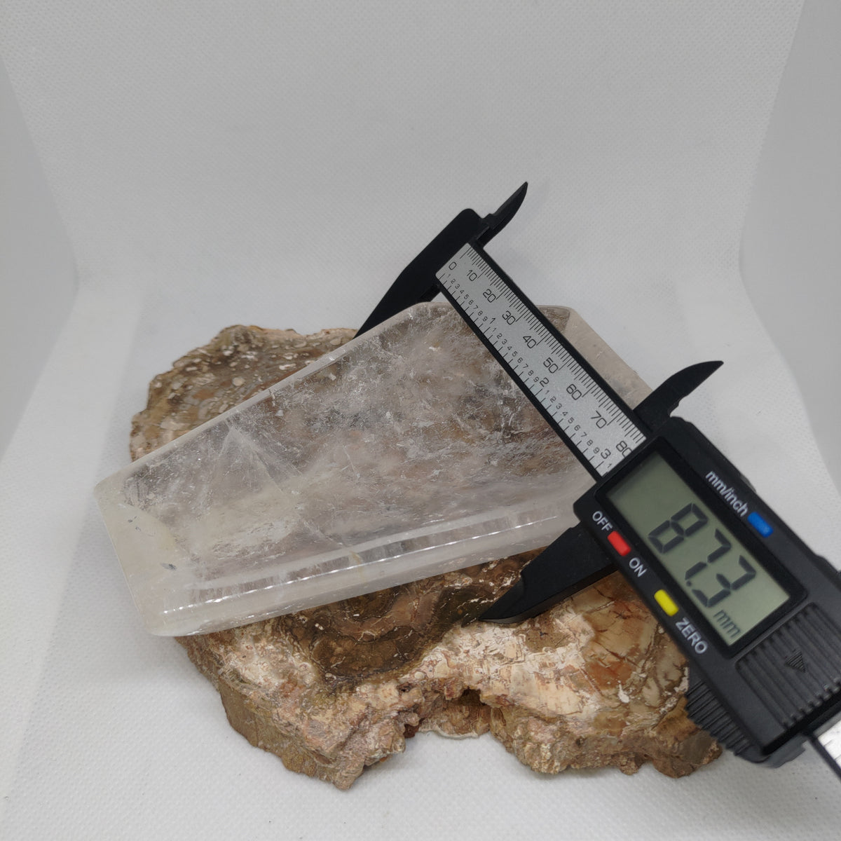 Clear Quartz Coffin Bowl Ref: 0383