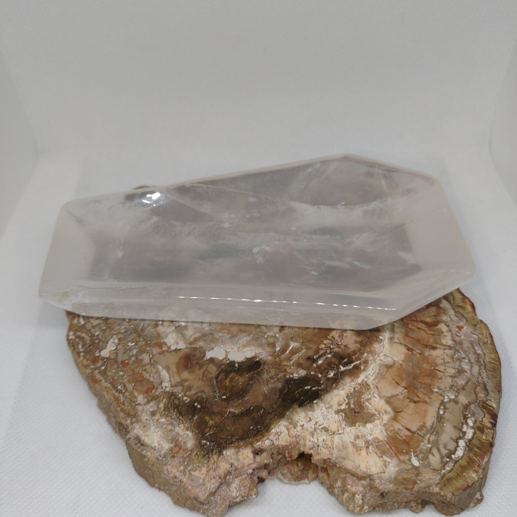 Clear Quartz Coffin Bowl Ref: 0384