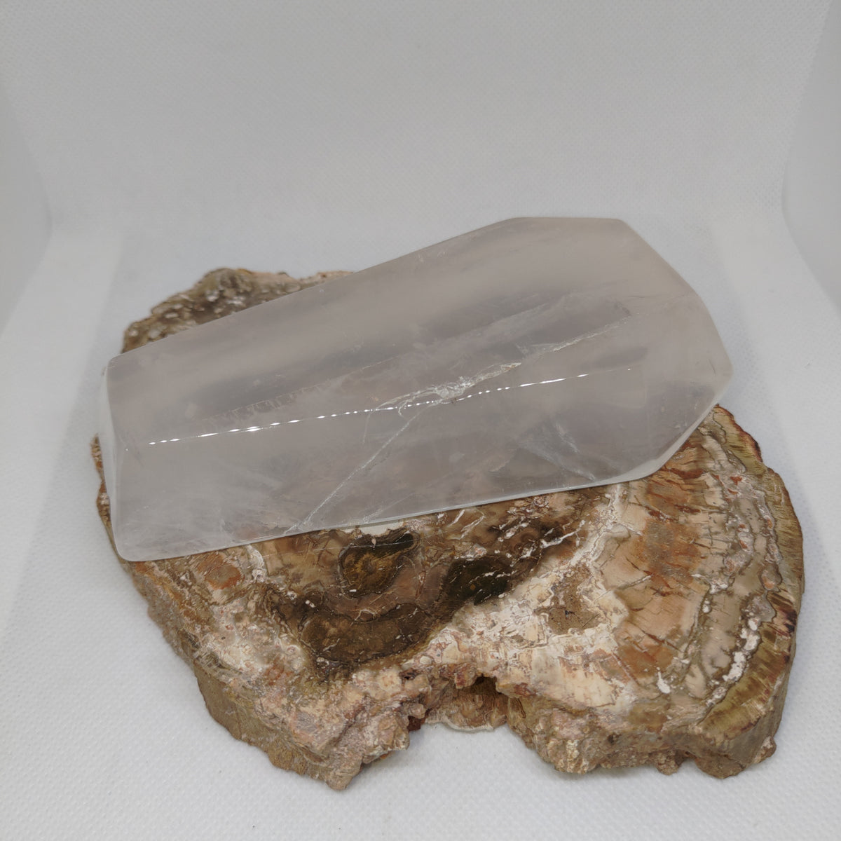 Clear Quartz Coffin Bowl Ref: 0384