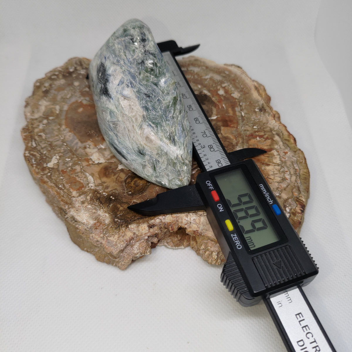 Green and Blue Kyanite in Quartz Matrix Freeform Ref: 0386