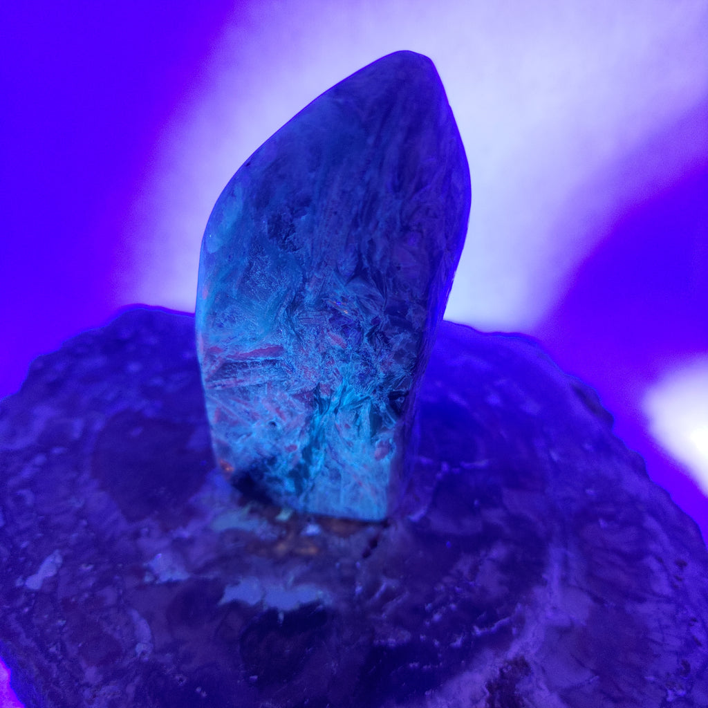 Green and Blue Kyanite in Quartz Matrix Freeform Ref: 0386