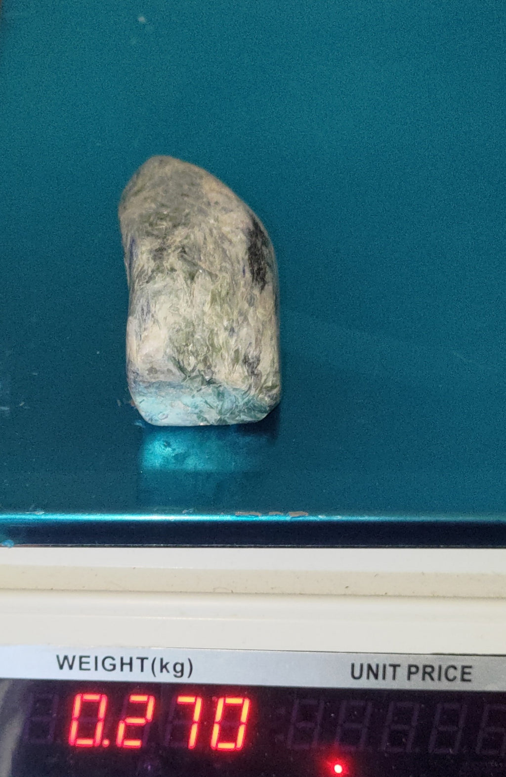 Green and Blue Kyanite in Quartz Matrix Freeform Ref: 0386