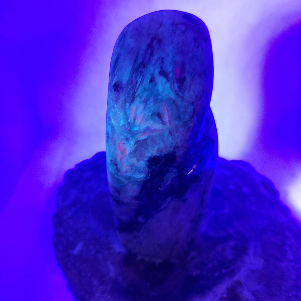 Green and Blue Kyanite in Quartz Matrix Freeform Ref: 0387