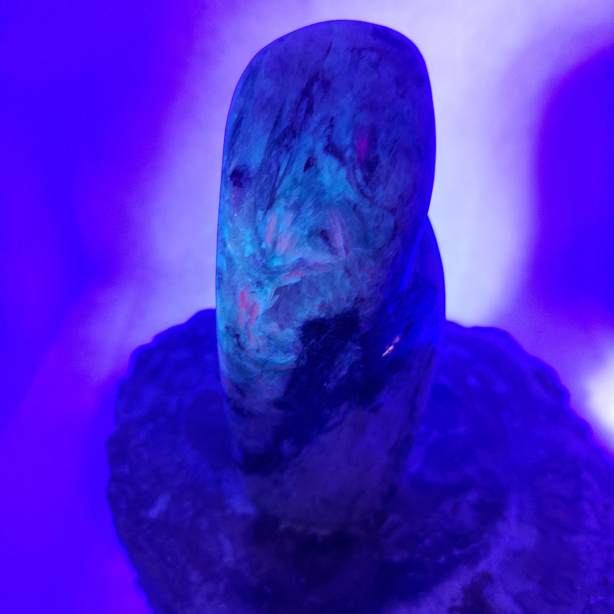 Green and Blue Kyanite in Quartz Matrix Freeform Ref: 0387