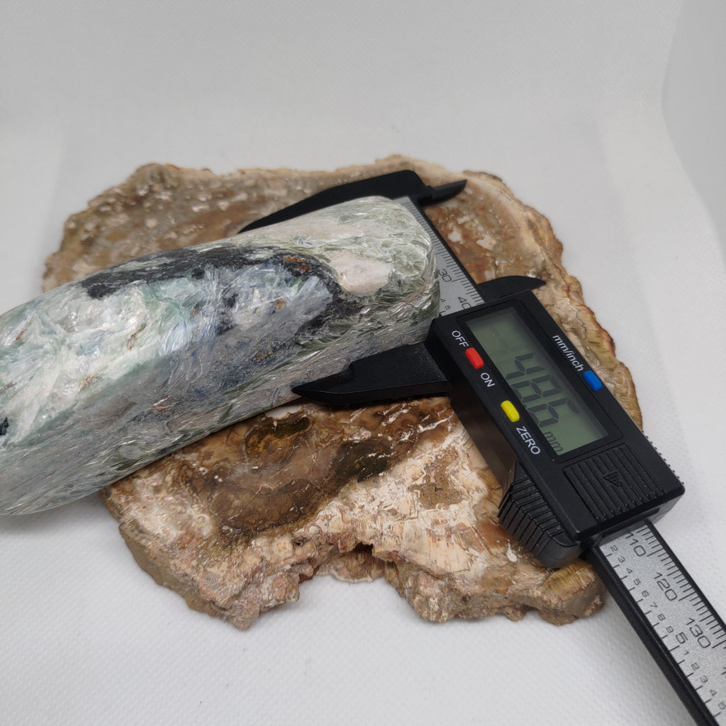 Green and Blue Kyanite in Quartz Matrix Freeform Ref: 0387