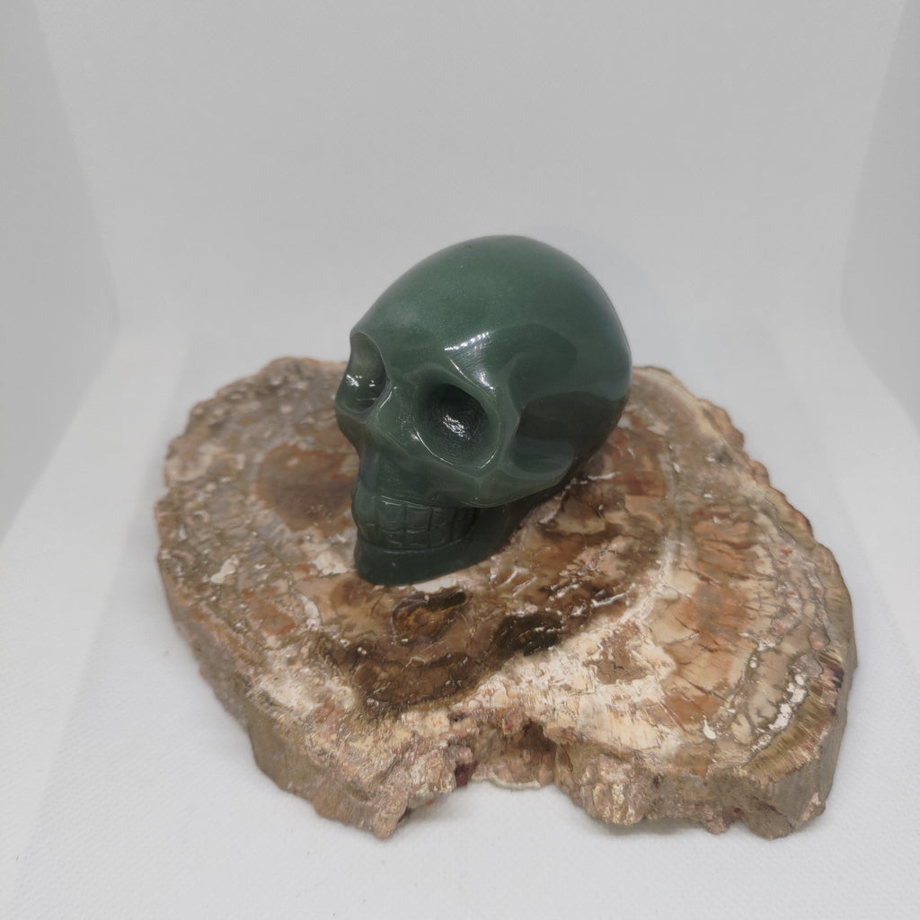 Green Aventurine Skull Ref: 0390