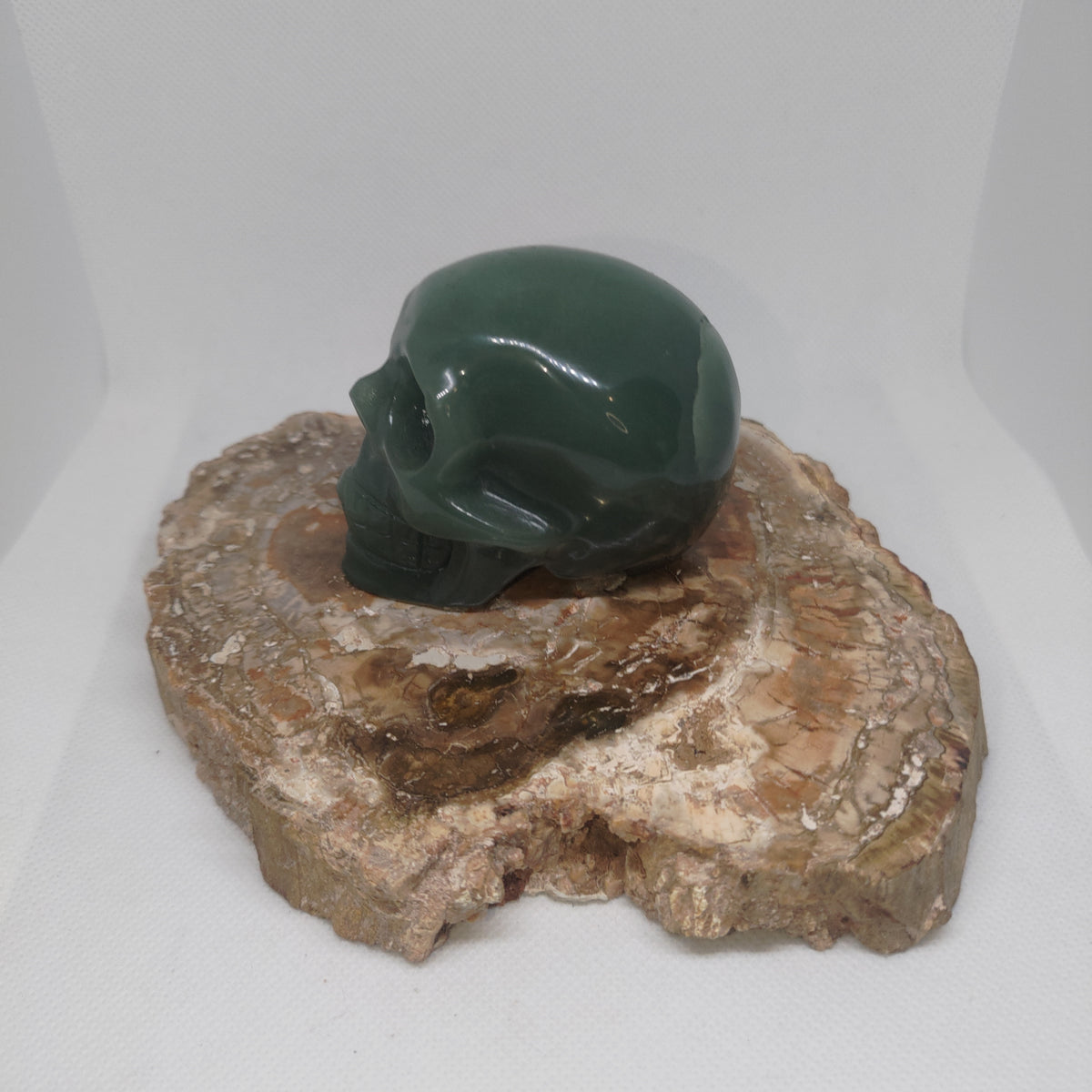 Green Aventurine Skull Ref: 0390