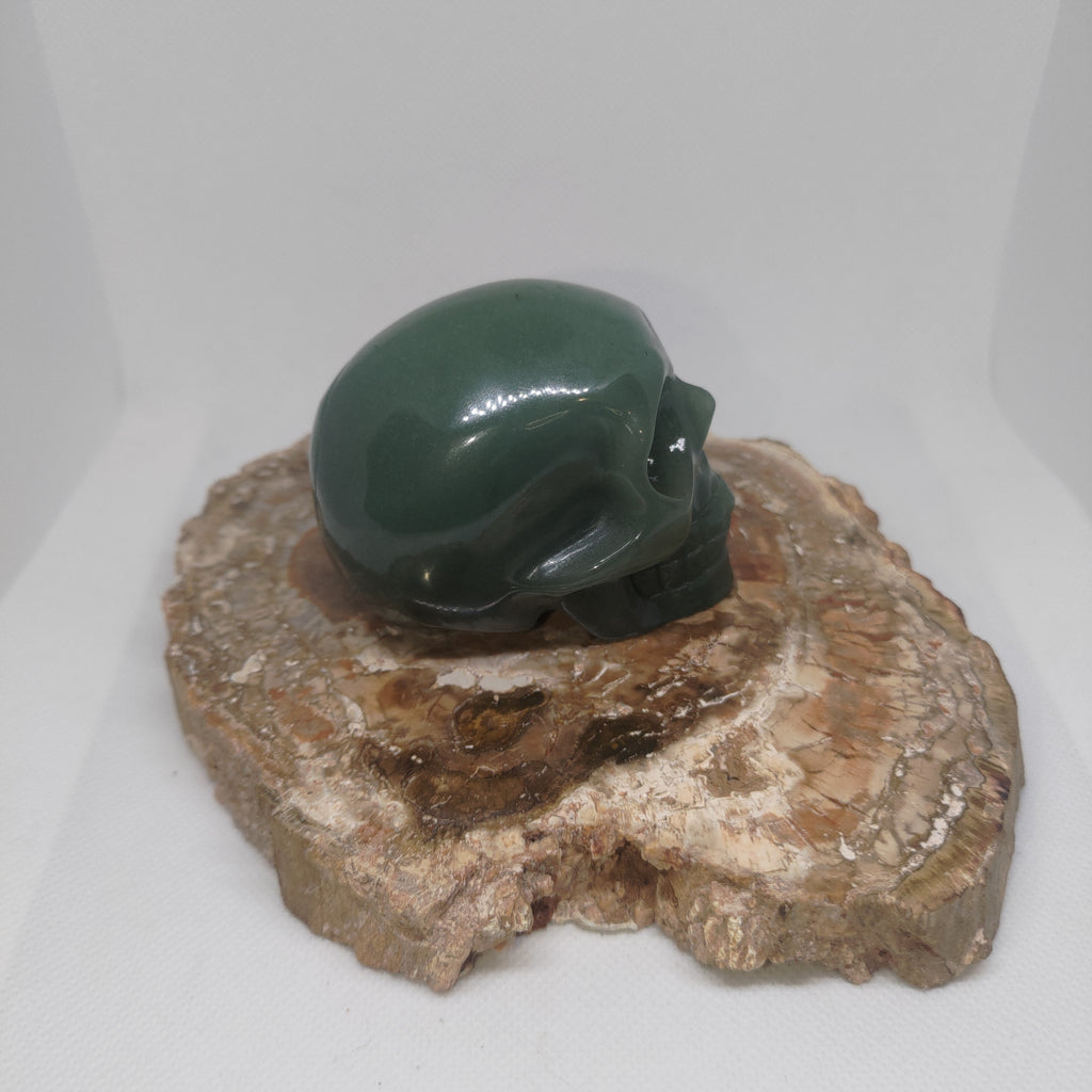 Green Aventurine Skull Ref: 0390