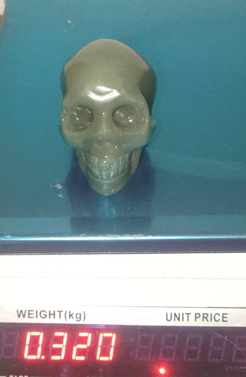 Green Aventurine Skull Ref: 0390
