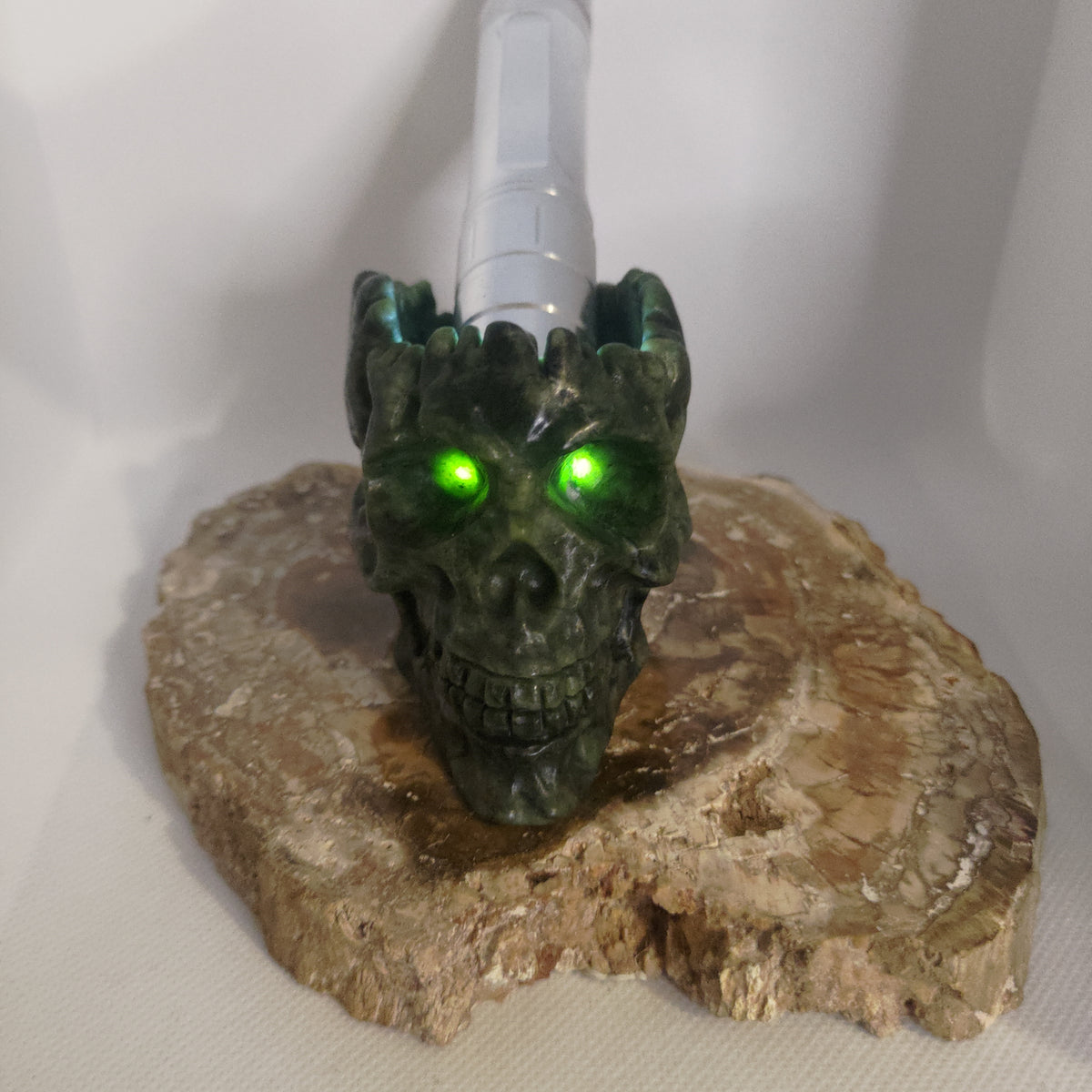 Green Jade Skull Bowl Ref: 0393