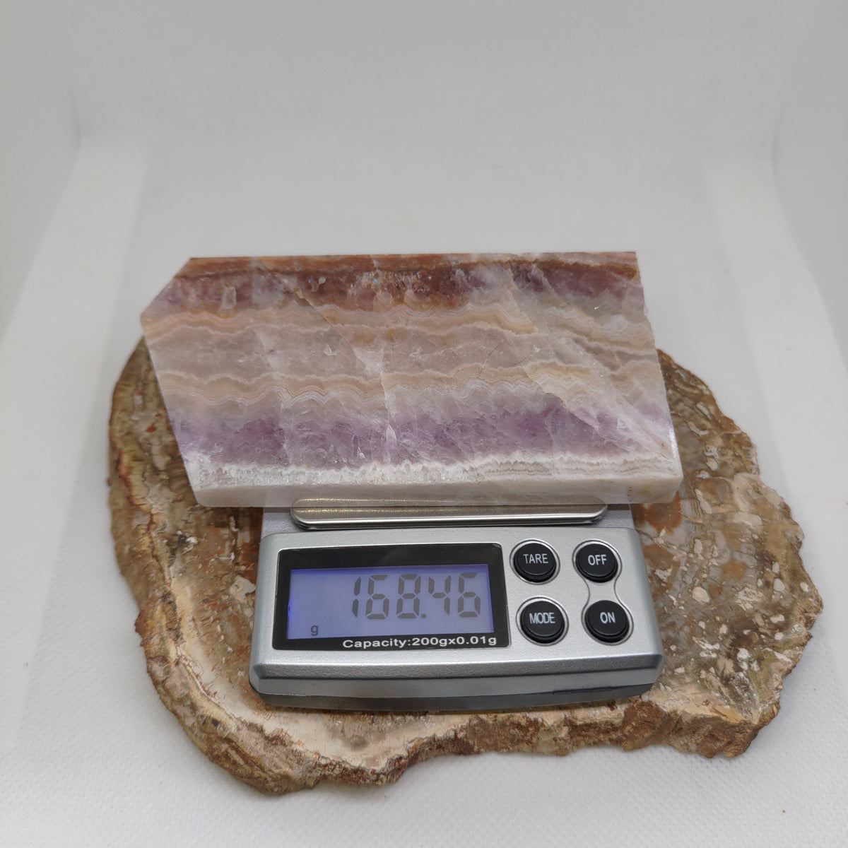 Amethyst Lace Agate Display Slab Ref: 0395