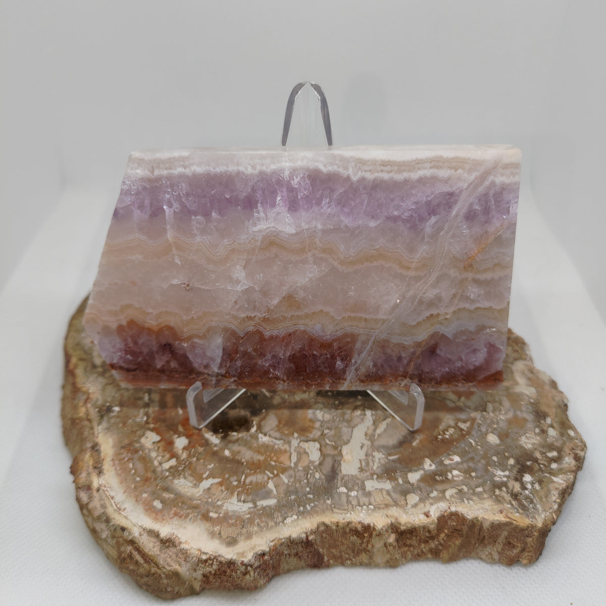 Amethyst Lace Agate Display Slab Ref: 0395