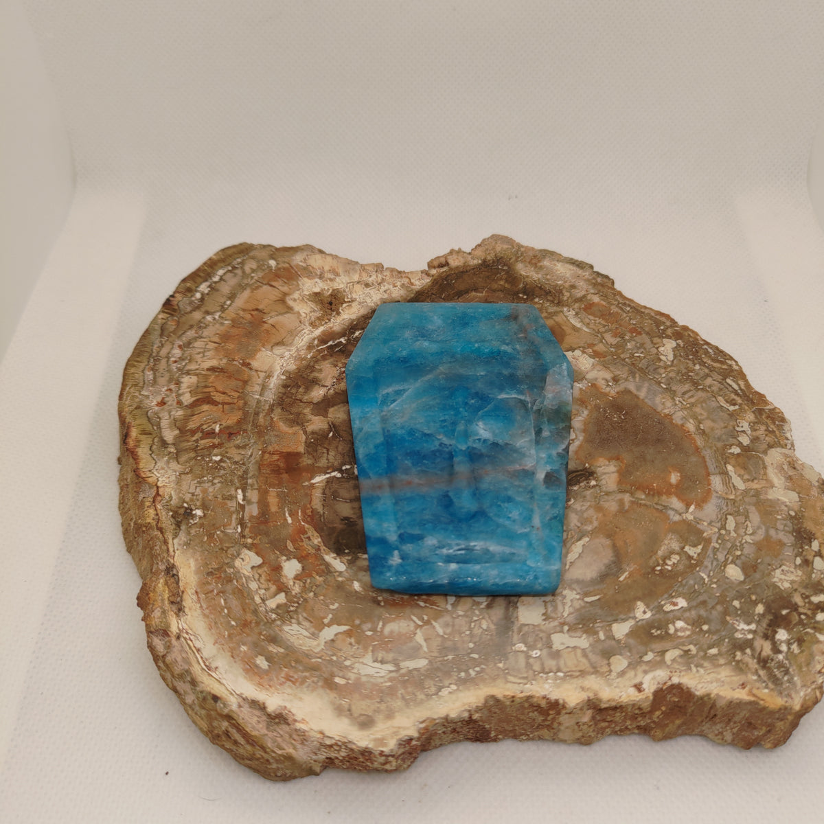 Blue Apatite Coffin Ref: 0397