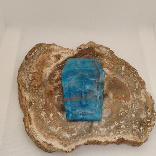 Blue Apatite Coffin Ref: 0397