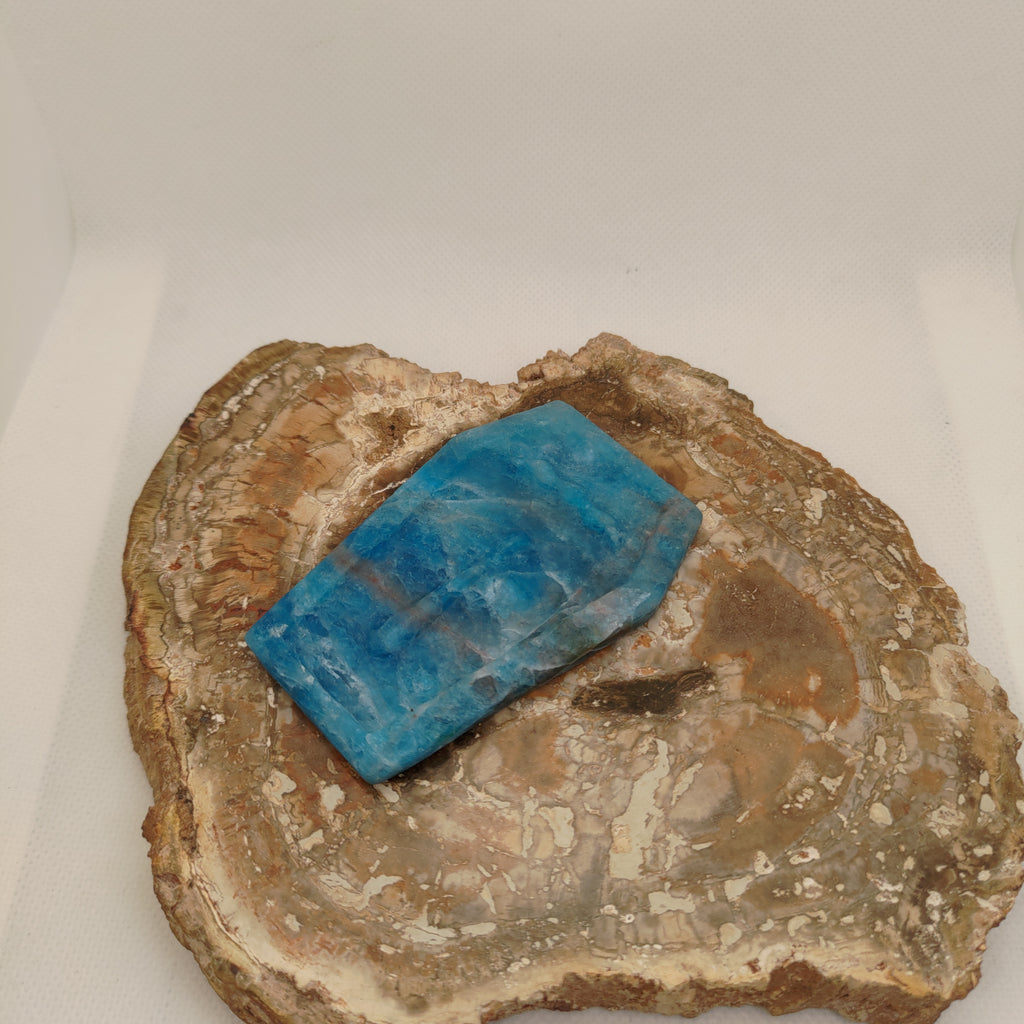 Blue Apatite Coffin Ref: 0397