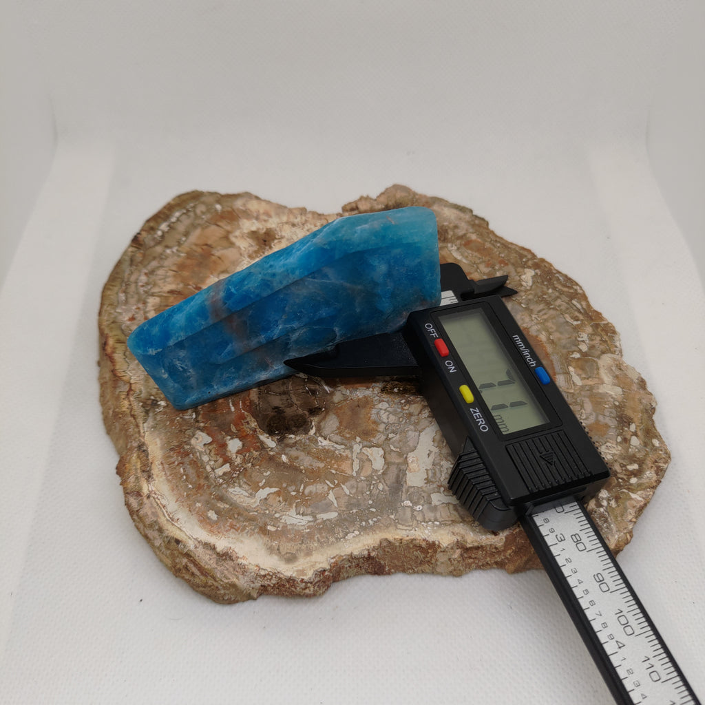 Blue Apatite Coffin Ref: 0397