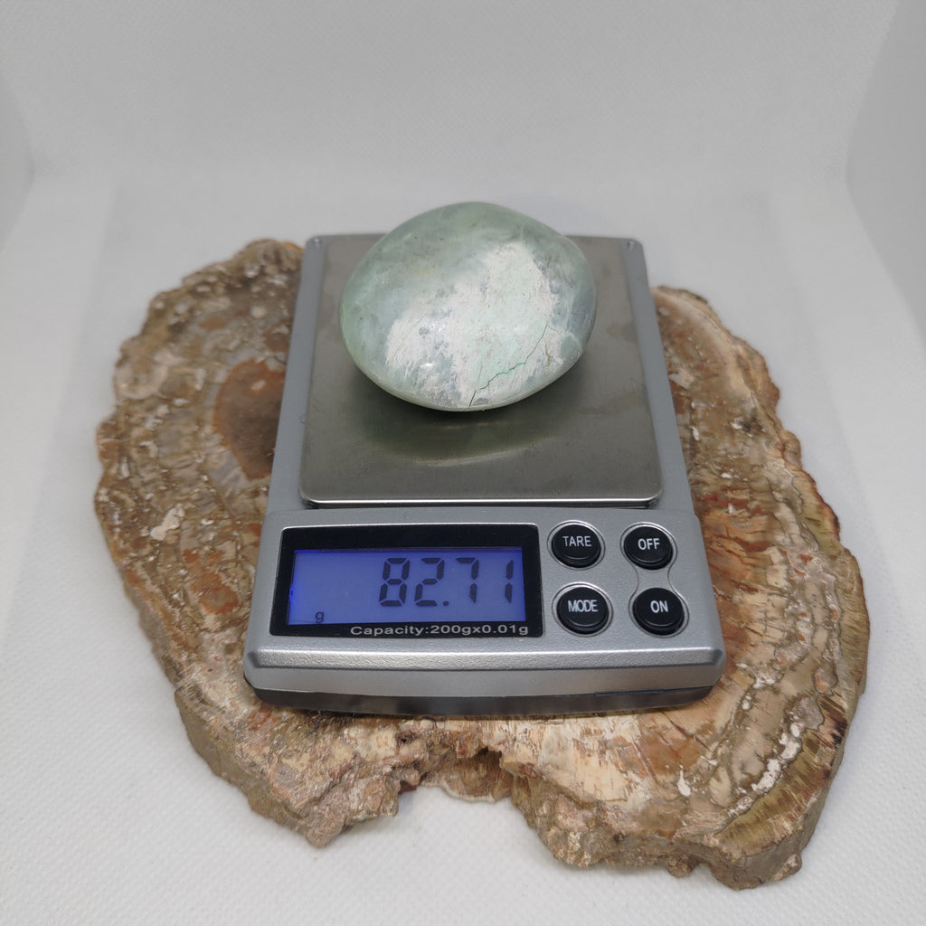Garnierite (Green Moonstone) Palm Stone Ref: 0407