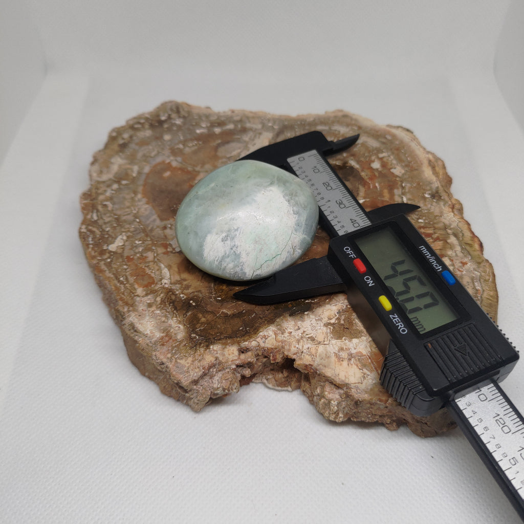 Garnierite (Green Moonstone) Palm Stone Ref: 0407