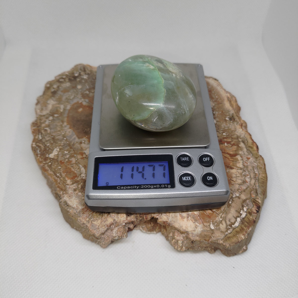Garnierite (Green Moonstone) Palm Stone Ref: 0409