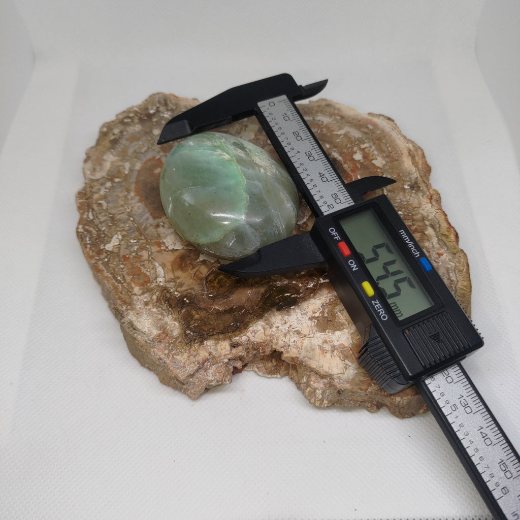Garnierite (Green Moonstone) Palm Stone Ref: 0409