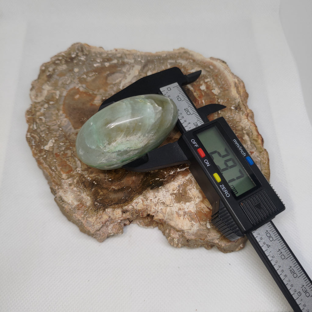Garnierite (Green Moonstone) Palm Stone Ref: 0409
