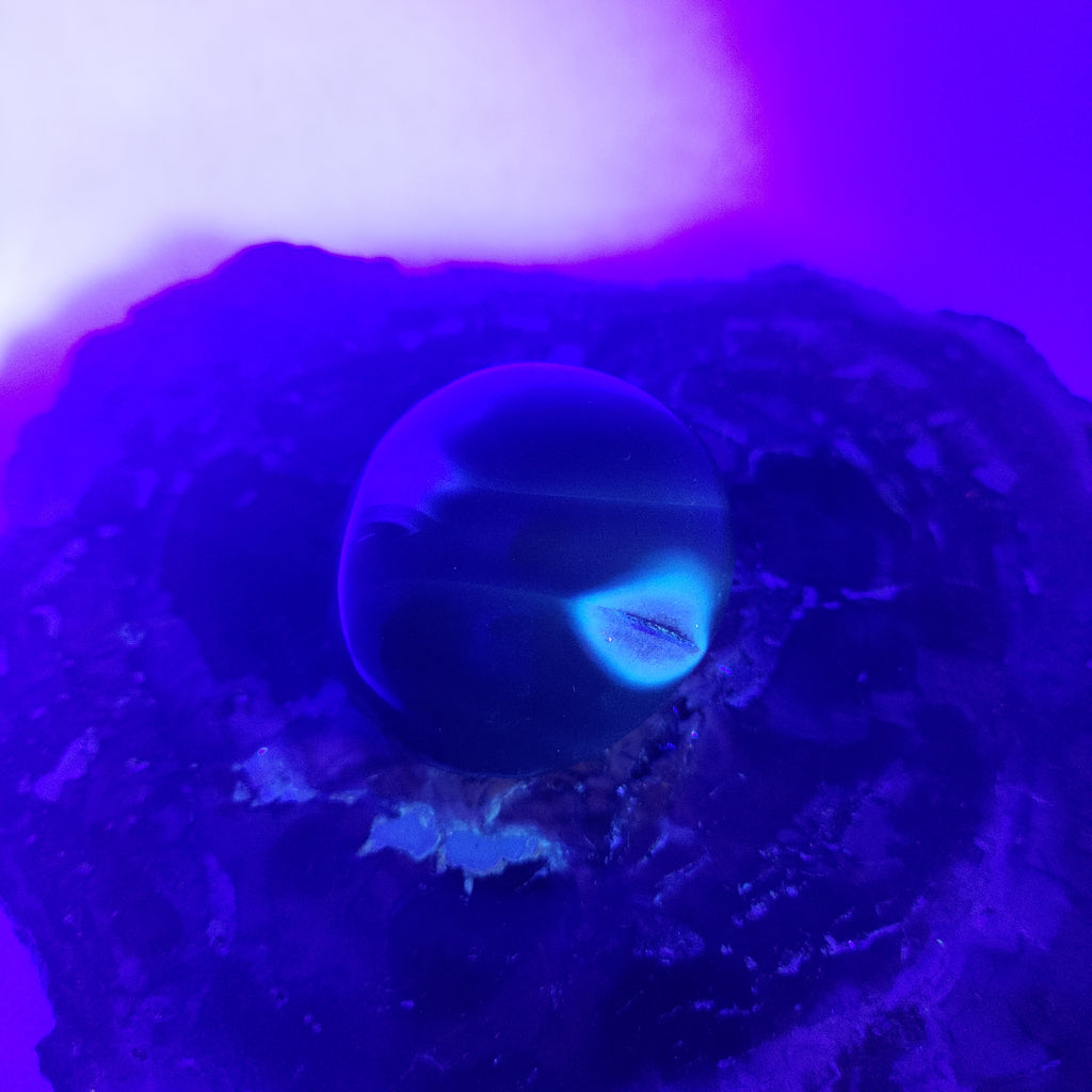 Orca Agate Palm Stone Ref: 0410