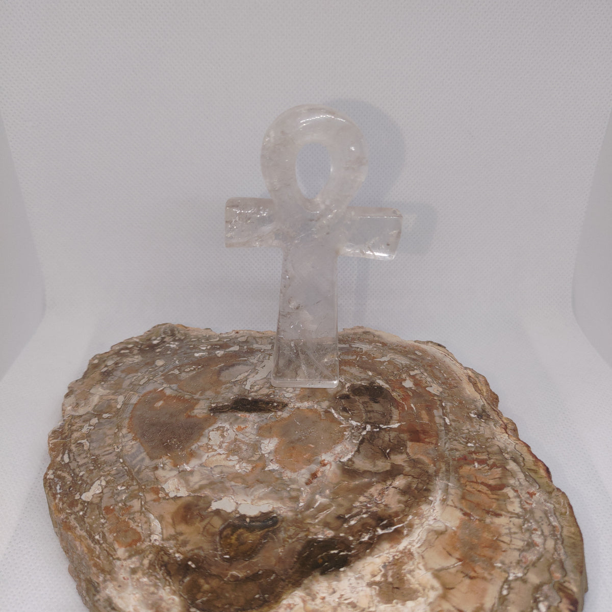 Clear Quartz Ankh Carving – The Key of Life & Light Ref: 0412