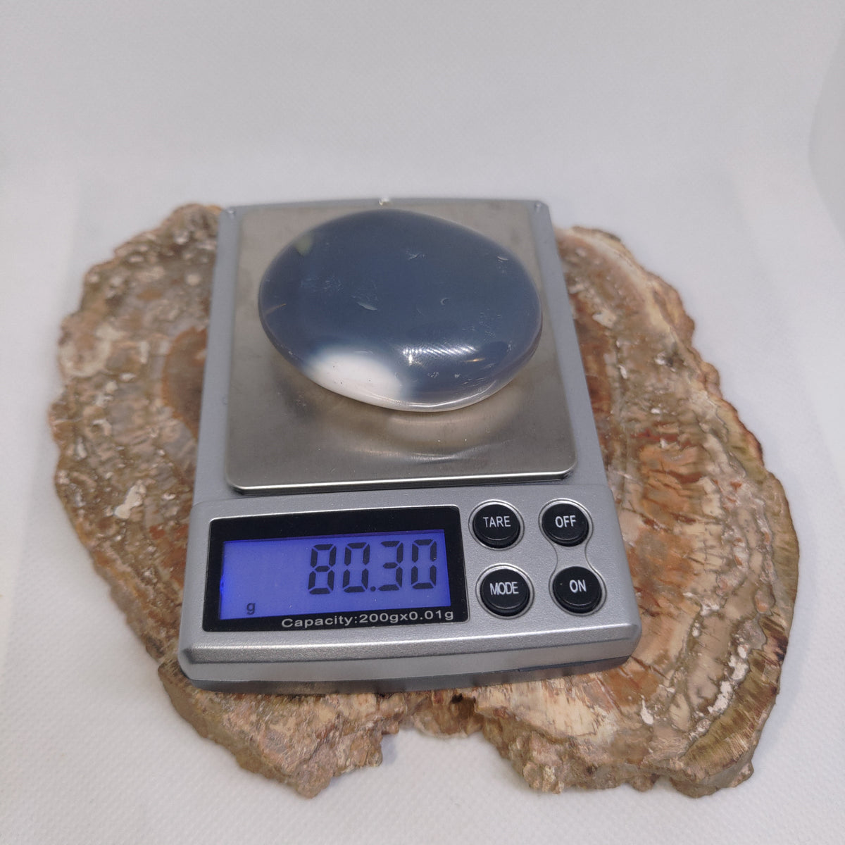 Orca Agate Palm Stone Ref: 0413