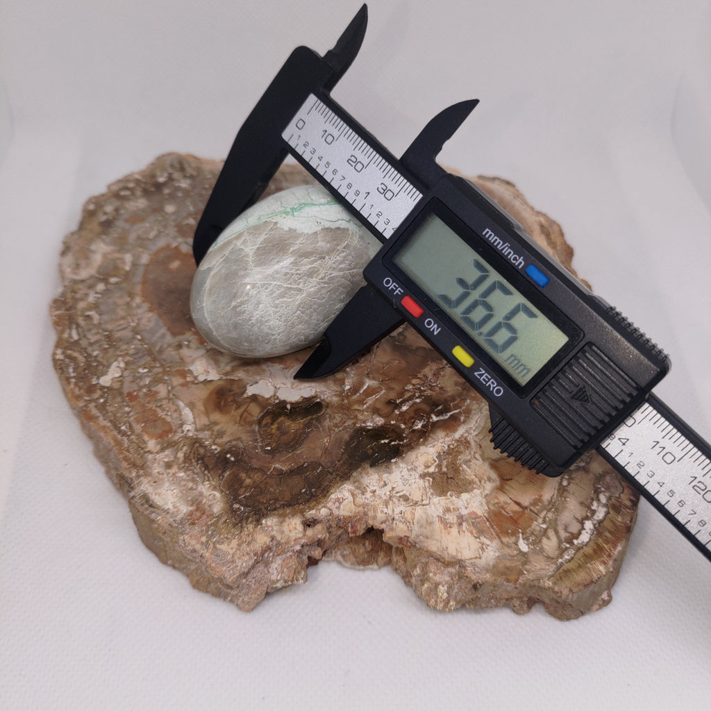 Garnierite (Green Moonstone) Palm Stone Ref: 0416
