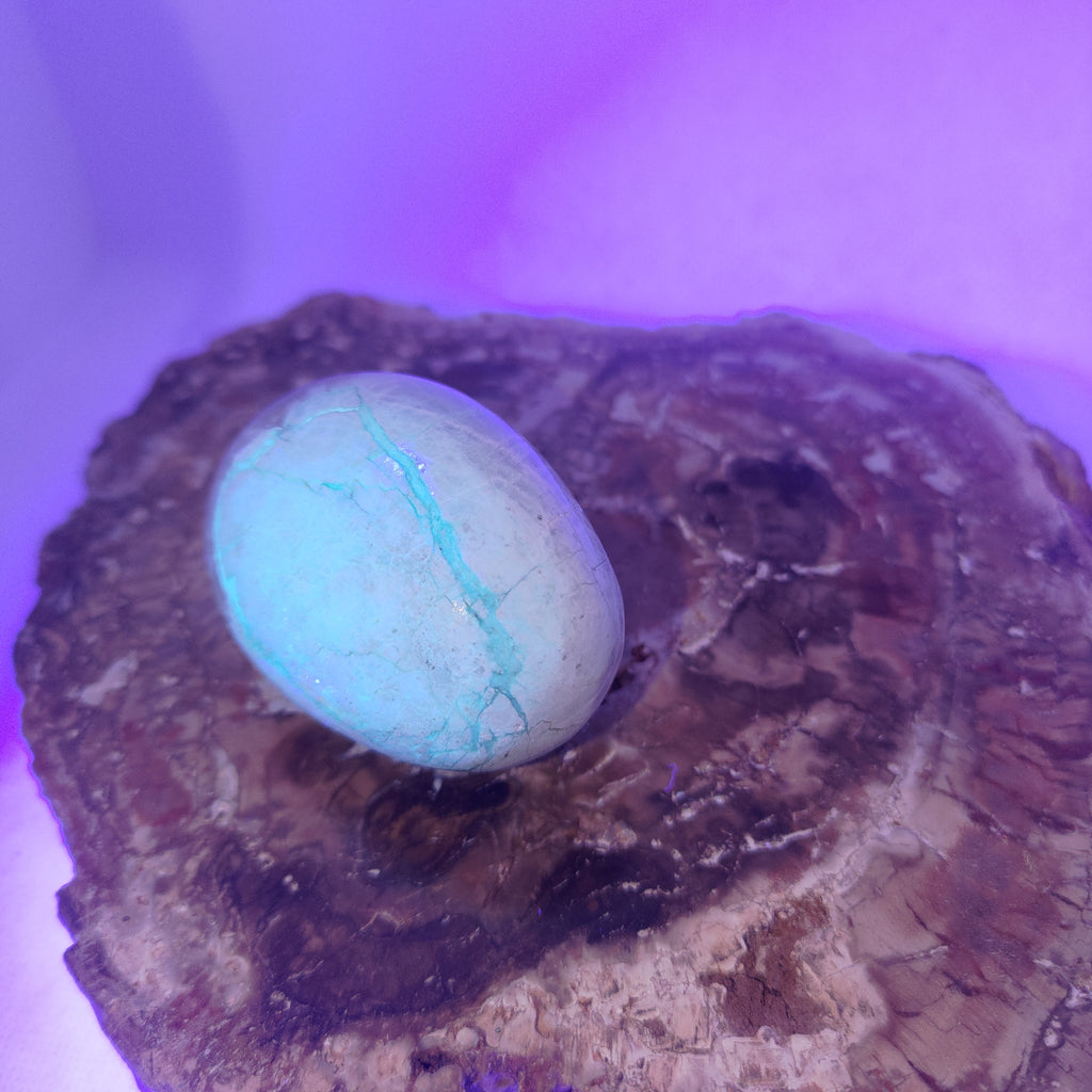 Garnierite (Green Moonstone) Palm Stone Ref: 0416
