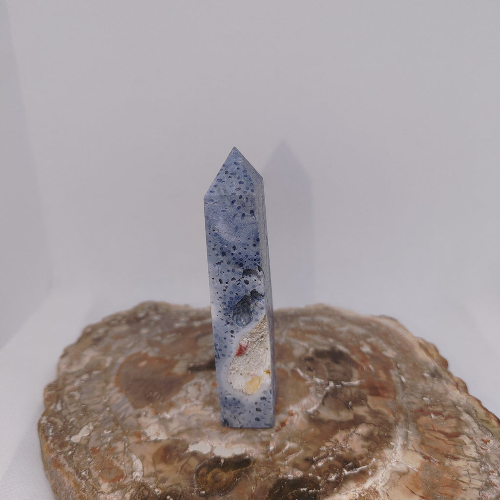 Blue Coral Tower – Ocean Serenity, Communication & Grounded Wisdom 🌊✨ Ref: 0424
